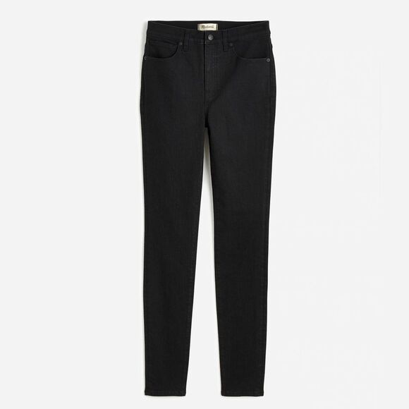 Madewell 10” High Riser Skinny Skinny Jeans Black - Picture 5 of 11